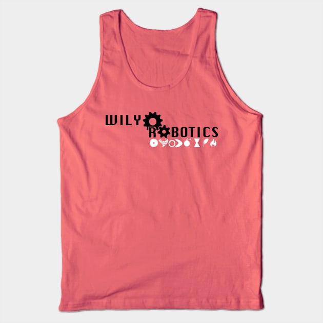 Wily Robotics with Weapons Tank Top by MetalMookies